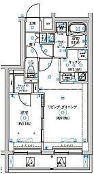 セジョリ中野富士見町 3階1LDKの間取り