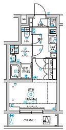 セジョリ中野富士見町 3階1Kの間取り