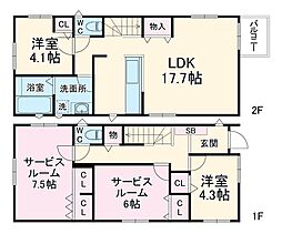 Ｋｏｌｅｔ座間相武台02 1階2SLDKの間取り