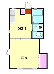 間取図画像 1DK