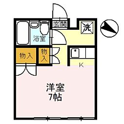 間取図画像 ワンルーム