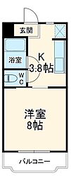 間取図画像 1K