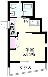 NSGATE扇大橋 1階1Kの間取り
