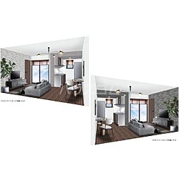 LECOCON四日市VI 302 3階1LDKのリビング/ダイニング