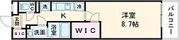 リブリ・Grande VII 1階1Kの間取り