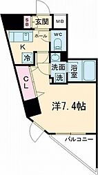 ＡＲＫＭＡＲＫ池袋本町 3階1Kの間取り