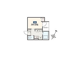 MOMO HOUSE東村山 1階1Kの間取り