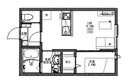KEIAI RESIDENCE 久米川 1階1LDKの間取り