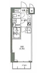Ｓ−ＲＥＳＩＤＥＮＣＥ雑司が谷 6階1Kの間取り