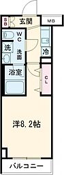 ＲＥＧＯＬＩＴＨ板橋本町 2階1Kの間取り