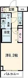 ＲＥＧＯＬＩＴＨ板橋本町 3階1Kの間取り