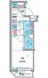 ＧＥＮＯＶＩＡ町田 2階1Kの間取り