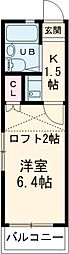 間取図画像 1K
