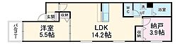 ＲＵＳＣＥＬＬＯ笠寺 1階1SLDKの間取り