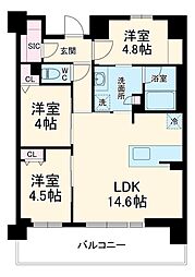 間取図画像 2SLDK