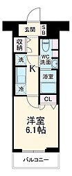 間取図画像 1K