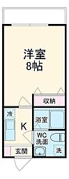 間取図画像 1K