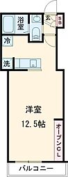 トレゾールＫ＆Ａ板橋本町 1階ワンルームの間取り