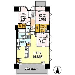プラウド光が丘四季の香公園 2階3LDKの間取り