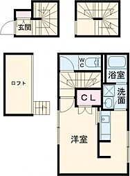 ＦＡＩＲ上井草 3階ワンルームの間取り