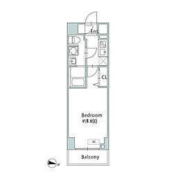 GRANPASEO青砥 13階1Kの間取り