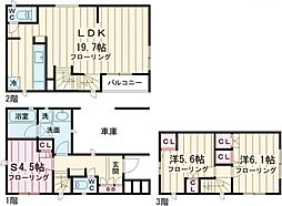 Ｋｏｌｅｔ篠崎09 1階2SLDKの間取り