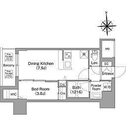 コンフォリア・リヴ北浜高麗橋 8階