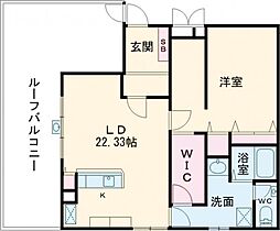 エスペロー平和台 5階1SLDKの間取り
