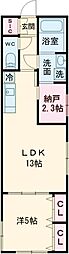 ＣＯＣＯＣＵＢＥ　ＧＲＡＮＤＥ学芸大学 3階1SLDKの間取り
