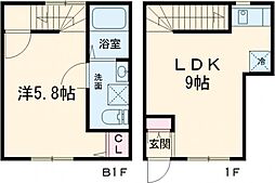 Ｌａｎｄ　Ｐａｌａｃｅ武蔵小山 1階1LDKの間取り