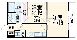 間取図画像 2K