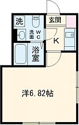 レジデンス青井 3階1Kの間取り