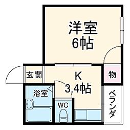 レジデンス三津屋 3階