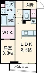間取図画像 1LDK