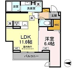 D-SOLACE幕張本郷1丁目 3階1LDKの間取り