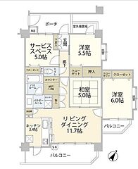 物件の間取り