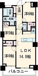ドゥーエ早稲田 304 3階3LDKの間取り