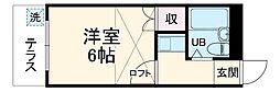 間取図画像 1K