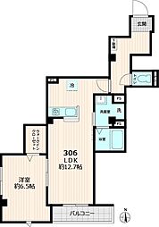 ＧＲＡＣＥ 3階1LDKの間取り