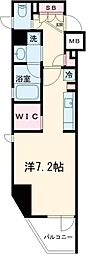 Ｂ　ＣＩＴＹ　ＡＰＡＲＴＭＥＮＴ　ＩＴＡＢＡＳＨＩ　ＮＯＲＴ 3階1Kの間取り