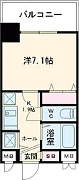 間取図画像 1K