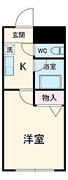 間取図画像 1K