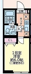 間取図画像 1K