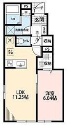 間取図画像 1LDK