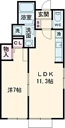 MY residence I（エムワイレジデンス） 101 1階1SLDKの間取り