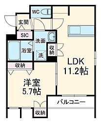 間取図画像 1LDK