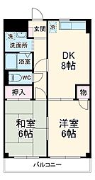 間取図画像 2DK