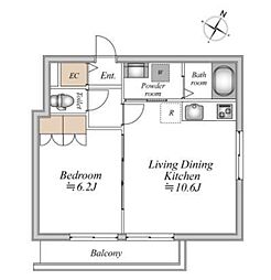 間取図画像 1LDK