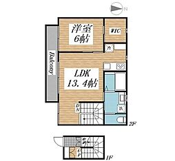 間取図画像 1LDK