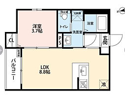 間取図画像 1LDK